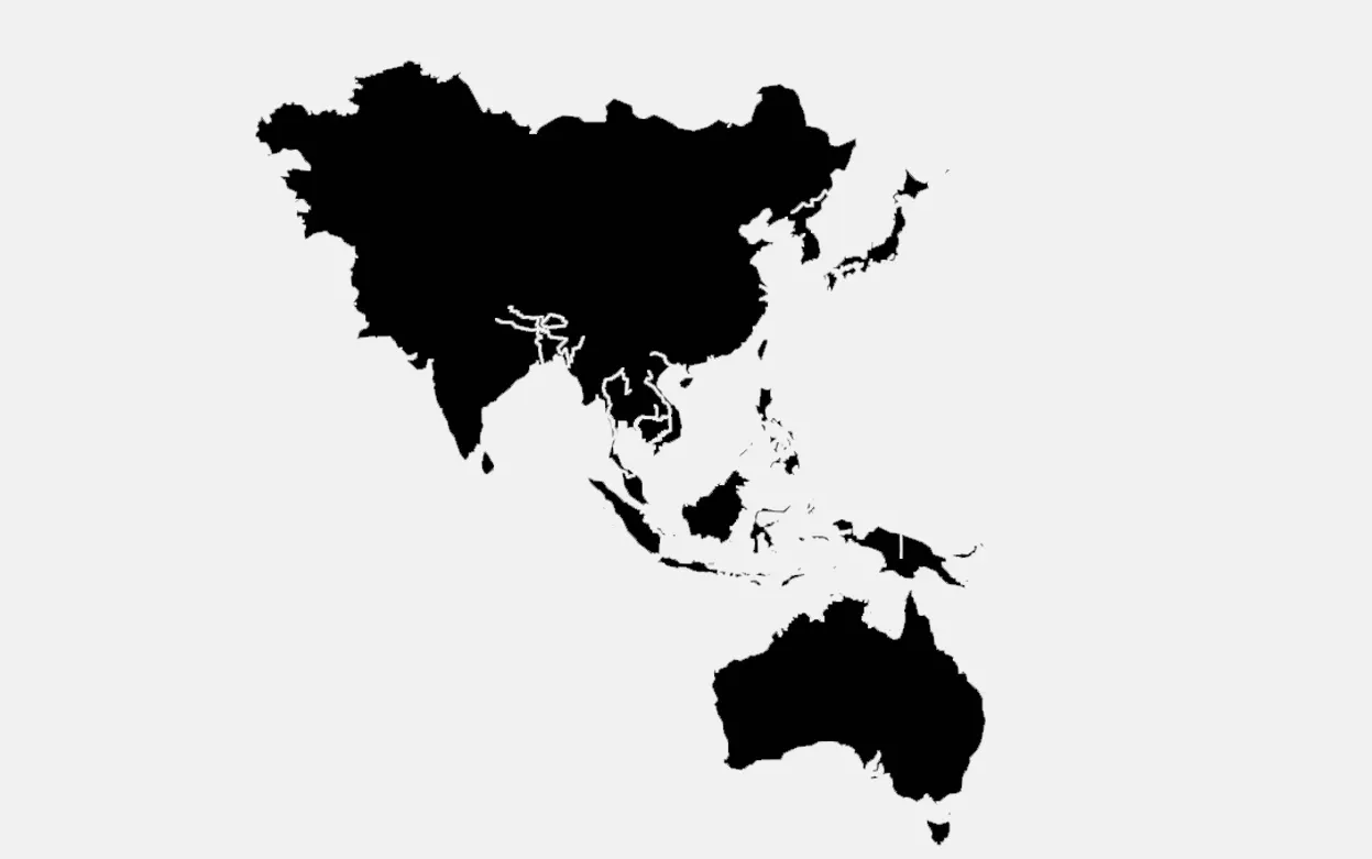 Asia-Pacific Map- Air Medical Transport