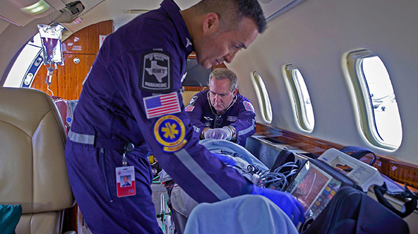 Fixed-wing Air Ambulance Mobile icu interior